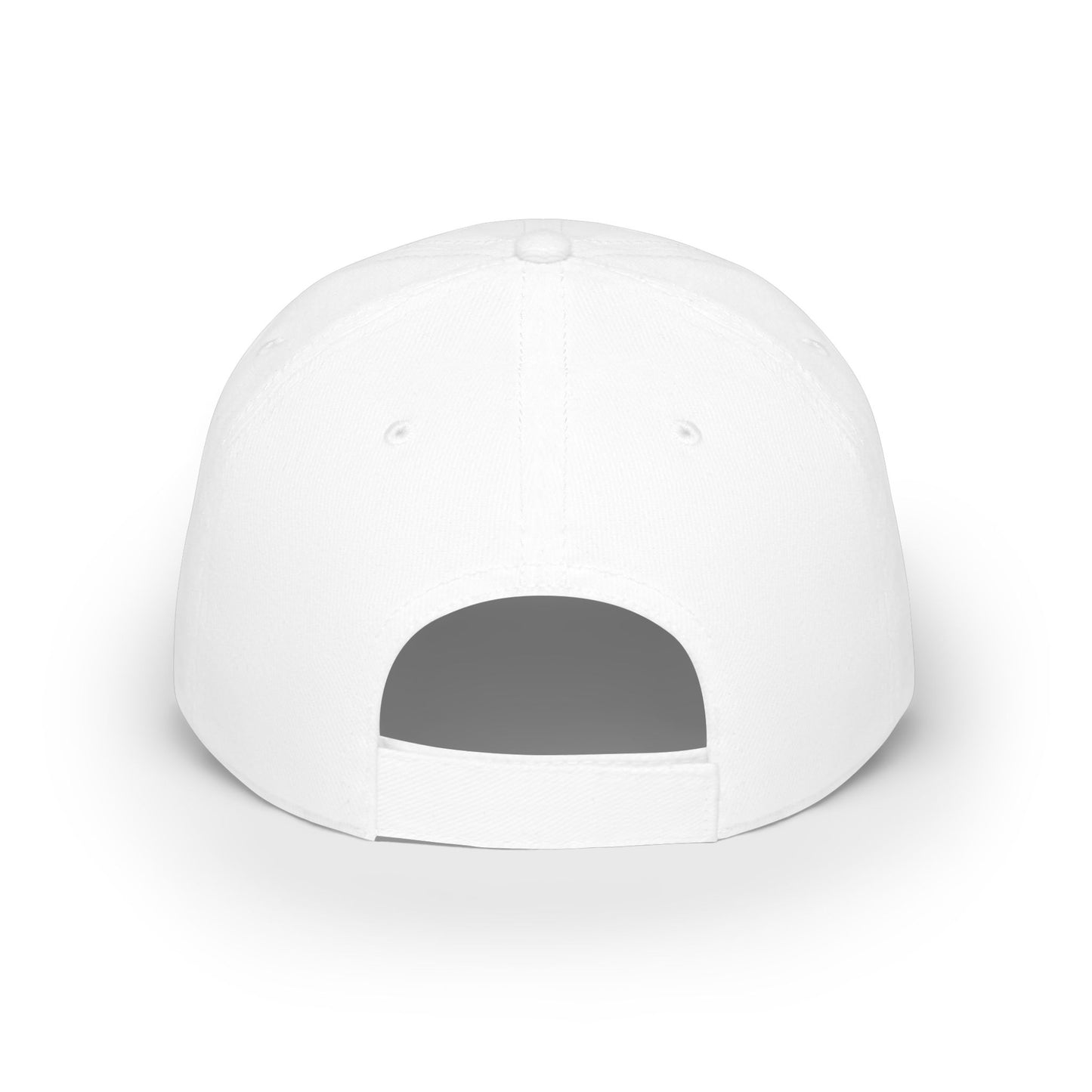 Floral Butterfly Low Profile Baseball Cap — Embroidered Flower Wings Hat