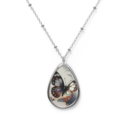 NovaCraft Personalized Oval Necklace With Custom Pendant