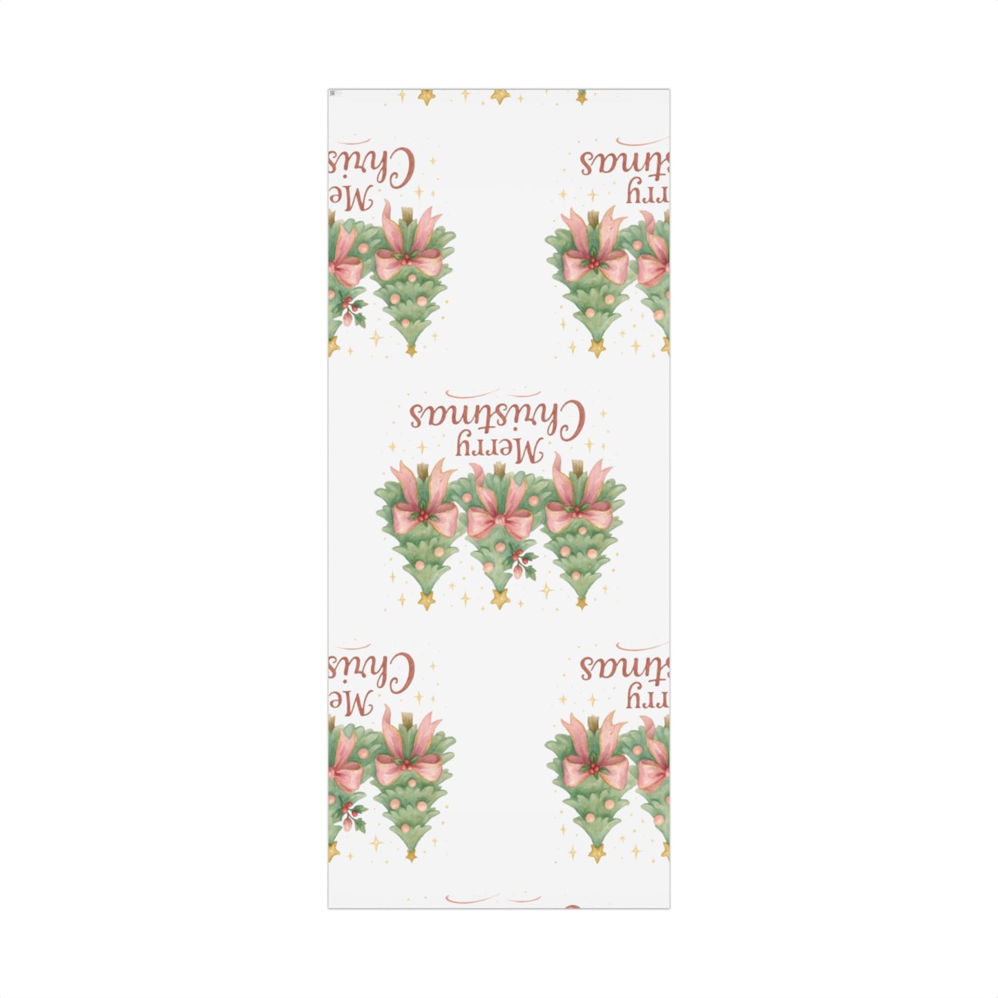 Personalized Custom Festive Christmas Gift Wrap Papers - Vintage Tree Design