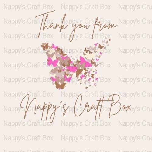 3D Flower Butterfly Tumbler Wrap: 20 oz Skinny Sublimation (PNG Digital Download)