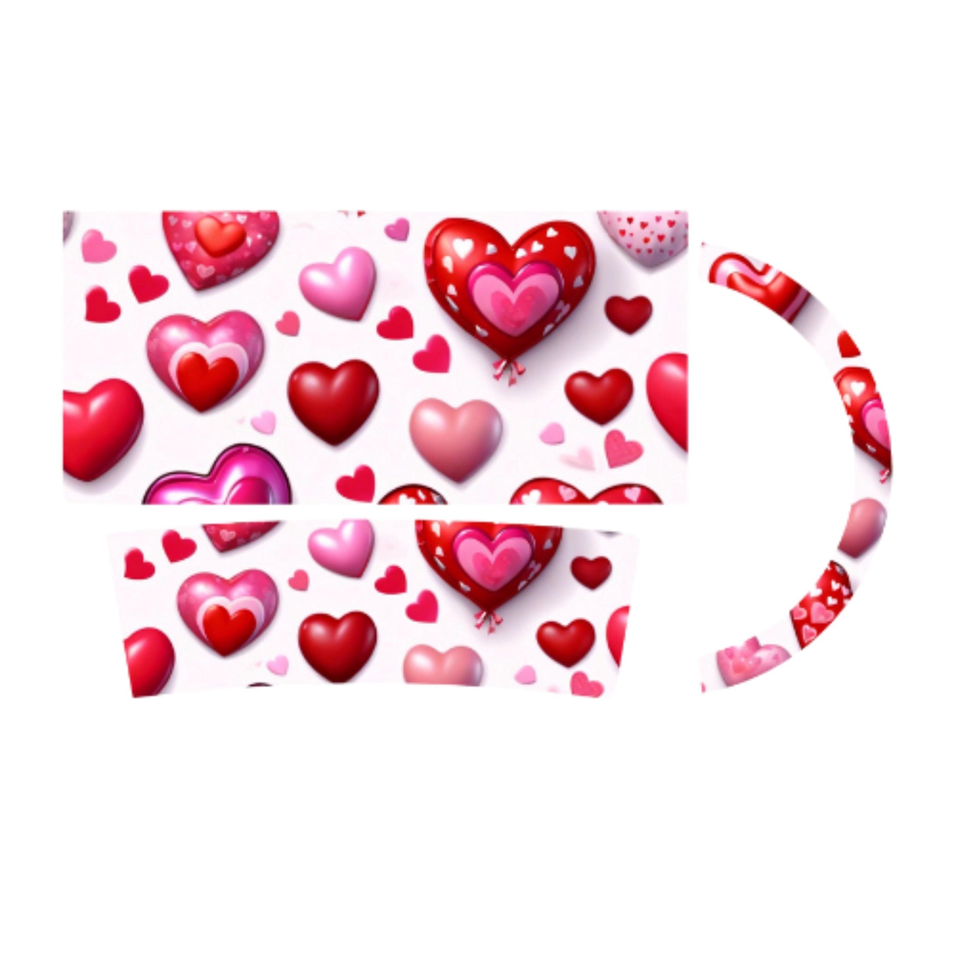 Indigo Blue Butterflies 40oz Tumbler Wrap 3D Sublimation Design (Digital Download)