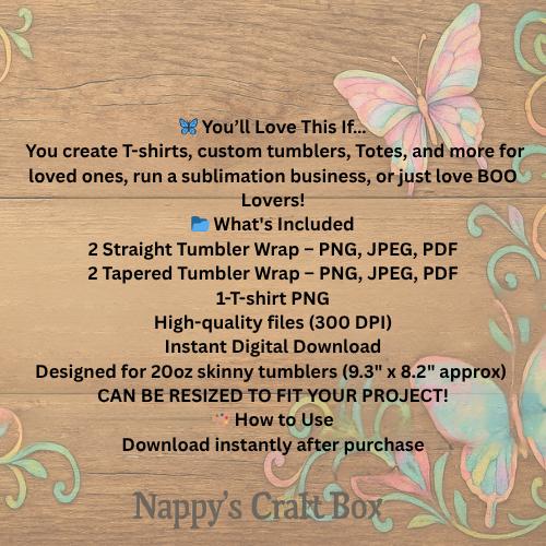 Boo Mama Spooky Coquette PNG: Halloween Sublimation Design (Digital Download))