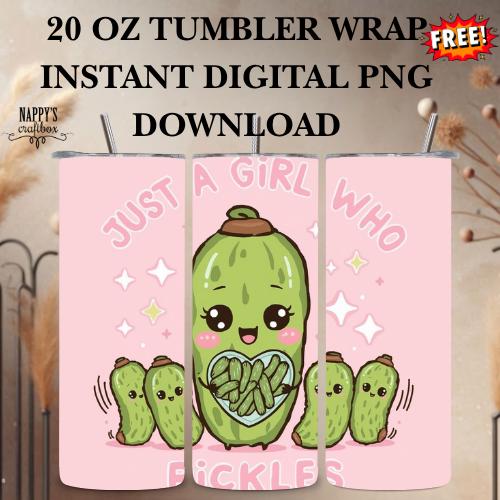 Boujee Pickle Ghost PNG: Halloween Tumbler Sublimation Design (Digital Download)